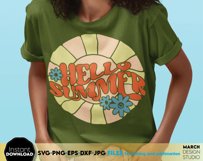 Hello Summer Sublimation PNG | Summer Vibes | Floral Shirt Product Image 3