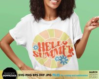 Hello Summer Sublimation PNG | Summer Vibes | Floral Shirt Product Image 4