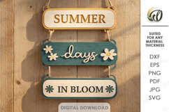 Summer Wall Decors Bundle Laser Cut. BBQ sign SVG Product Image 13