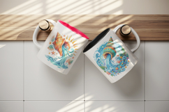 Summer mug wrap printable sublimation design Product Image 3