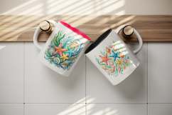 Summer mug wrap printable sublimation design Product Image 3