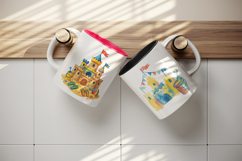 Summer mug wrap printable sublimation design Product Image 3