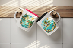 Summer mug wrap printable sublimation design Product Image 3