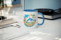 Summer mug wrap printable sublimation design Product Image 5