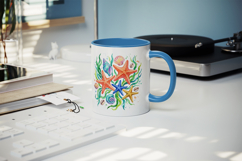Summer mug wrap printable sublimation design Product Image 5