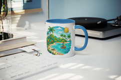 Summer mug wrap printable sublimation design Product Image 5