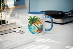 Summer mug wrap printable sublimation design Product Image 5
