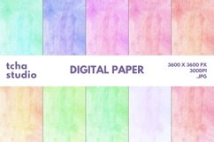 Summer Watercolor Digital Papers Background Product Image 1