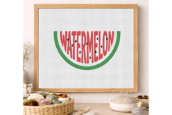 Summer Watermelon Embroidery Design Product Image 2