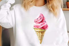 Summer Watermelon Ice Cream Clipart Product Image 2