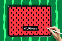  Watermelon Procreate Brush