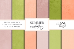 Pastel Shabby Watercolor Digital Paper, Summer Color Palette Product Image 1
