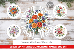Wind Spinner Summer Wildflower Product Image 1