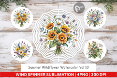 Wind Spinner Summer Wildflower Product Image 1