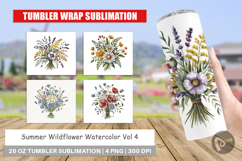 Tumbler Summer Wildflower Product Image 1