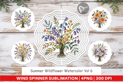 Wind Spinner Summer Wildflower Product Image 1