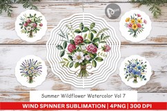 Wind Spinner Summer Wildflower Product Image 1