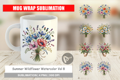 Mug Wrap Summer Wildflower Product Image 1