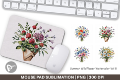 Mouse Pad Summer Wildflower Product Image 1
