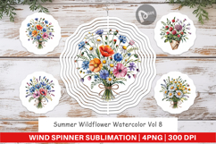 Wind Spinner Summer Wildflower Product Image 1