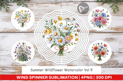 Wind Spinner Summer Wildflower Product Image 1
