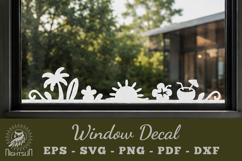 Summer Window Decal SVG Product Image 1