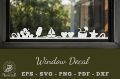 Summer Window Decal SVG Product Image 1