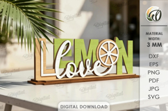 3D Summer Table Signs Bundle Laser Cut. Stand Decor SVG Product Image 4