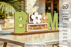 3D Summer Table Signs Bundle Laser Cut. Stand Decor SVG Product Image 7