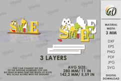 Summer Word Stand Laser Cut. Summer Standing Decor SVG Product Image 2