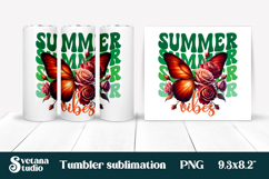Butterfly flower tumblerPNG design | Summer vibes tumbler Product Image 1