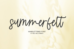 Summerfelt Script Font Product Image 1
