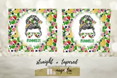 Summer life tumbler wrap messy bun sublimation design png Product Image 2