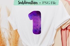 Summer Abstract Numbers Sublimation Designs Product Image 7