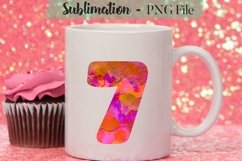 Summer Abstract Numbers Sublimation Designs Product Image 14