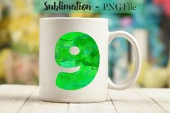 Summer Abstract Numbers Sublimation Designs Product Image 6