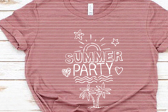 Summer party cutting file SVG DXF Product Image 4
