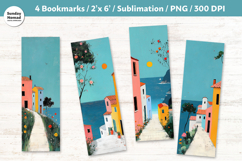 Summer Stillness Bookmark , Printable Crafts, 4 PNG Product Image 1
