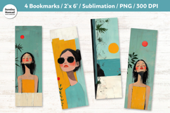 Summer Stillness Bookmark , Printable Crafts, 4 PNG Product Image 1