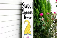 Sweet Summer Time Porch Sign SVG | Gnome SVG Product Image 2