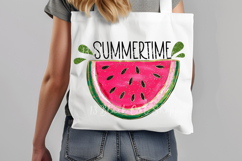 Summer Time Watermelon coquette sublimation PNG Product Image 2
