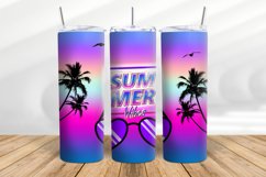 Beach life Tumbler | Sublimation Design |20oz Skinny Tumbler Product Image 4