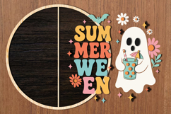 Summerween Ghost Laser Cut SVG Product Image 2