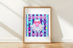 Summerween Ghost PNG Sublimation Product Image 4