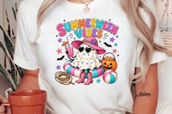 Summerween Ghost Pool Party Clipart PNG Design Product Image 2