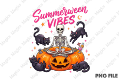 Cute Halloween PNG Sublimation Bundle | Spooky Halloween PNG Product Image 8