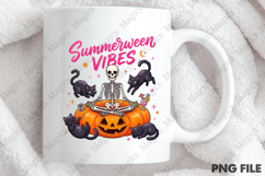 Summerween Vibes Skeleton Cat Product Image 3
