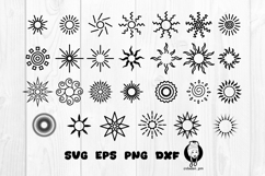Sun hand drawn svg Product Image 1