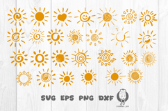 Sun hand drawn svg Product Image 1