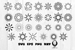 Sun hand drawn svg Product Image 1